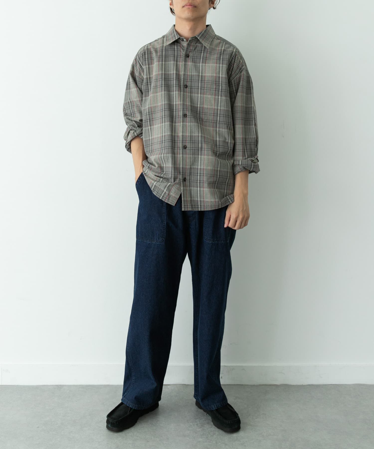 Sonny Label 「リラックスフィットチェックレギュラーカラーシャツ」|シャツ・ブラウス|