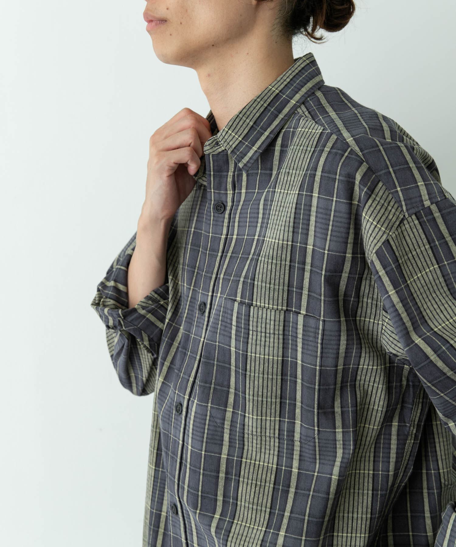 Sonny Label 「リラックスフィットチェックレギュラーカラーシャツ」|シャツ・ブラウス|