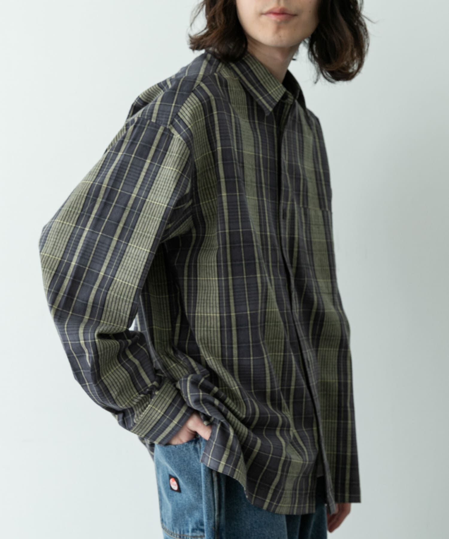 Sonny Label 「リラックスフィットチェックレギュラーカラーシャツ」|シャツ・ブラウス|