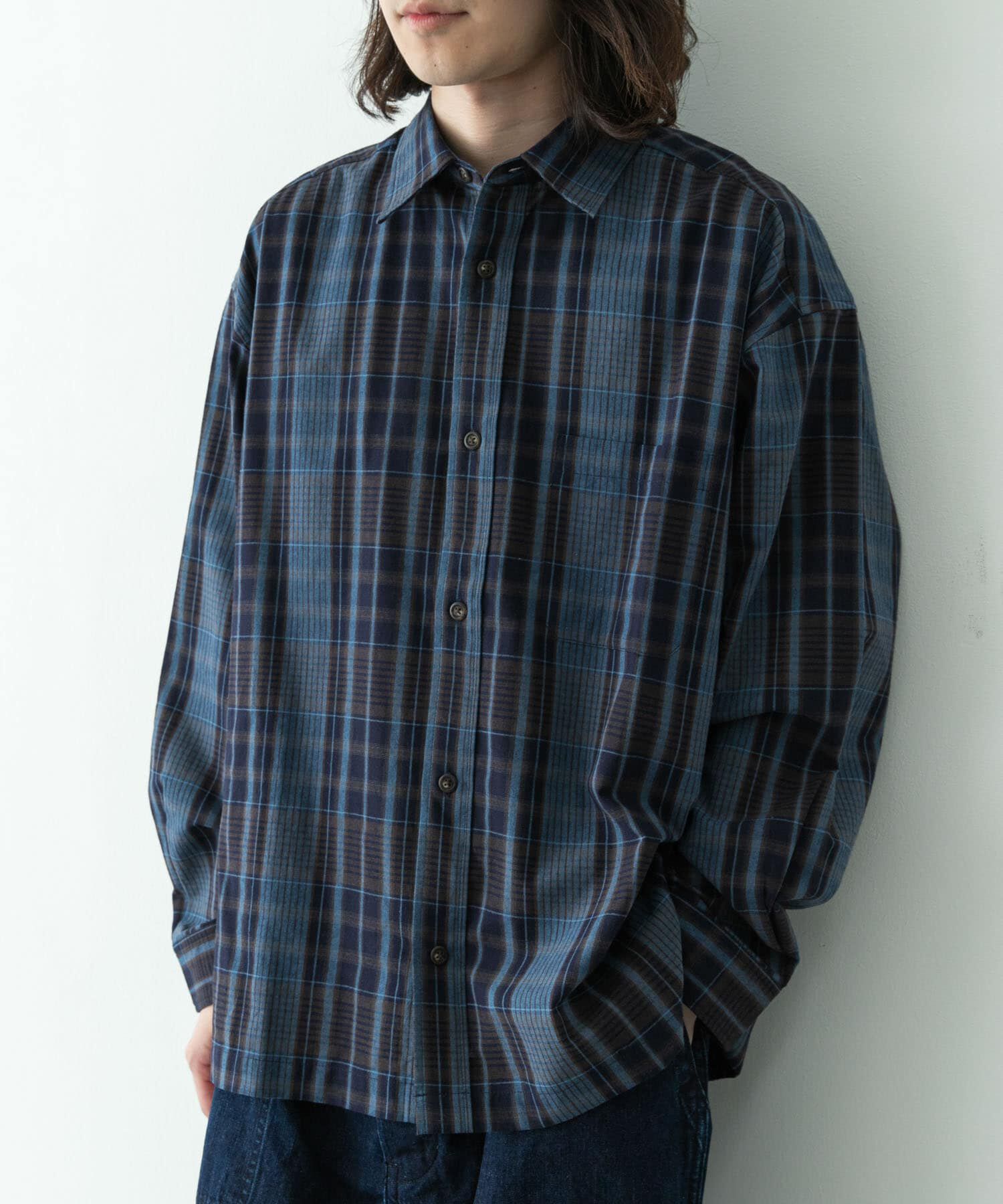 Sonny Label 「リラックスフィットチェックレギュラーカラーシャツ」|シャツ・ブラウス|