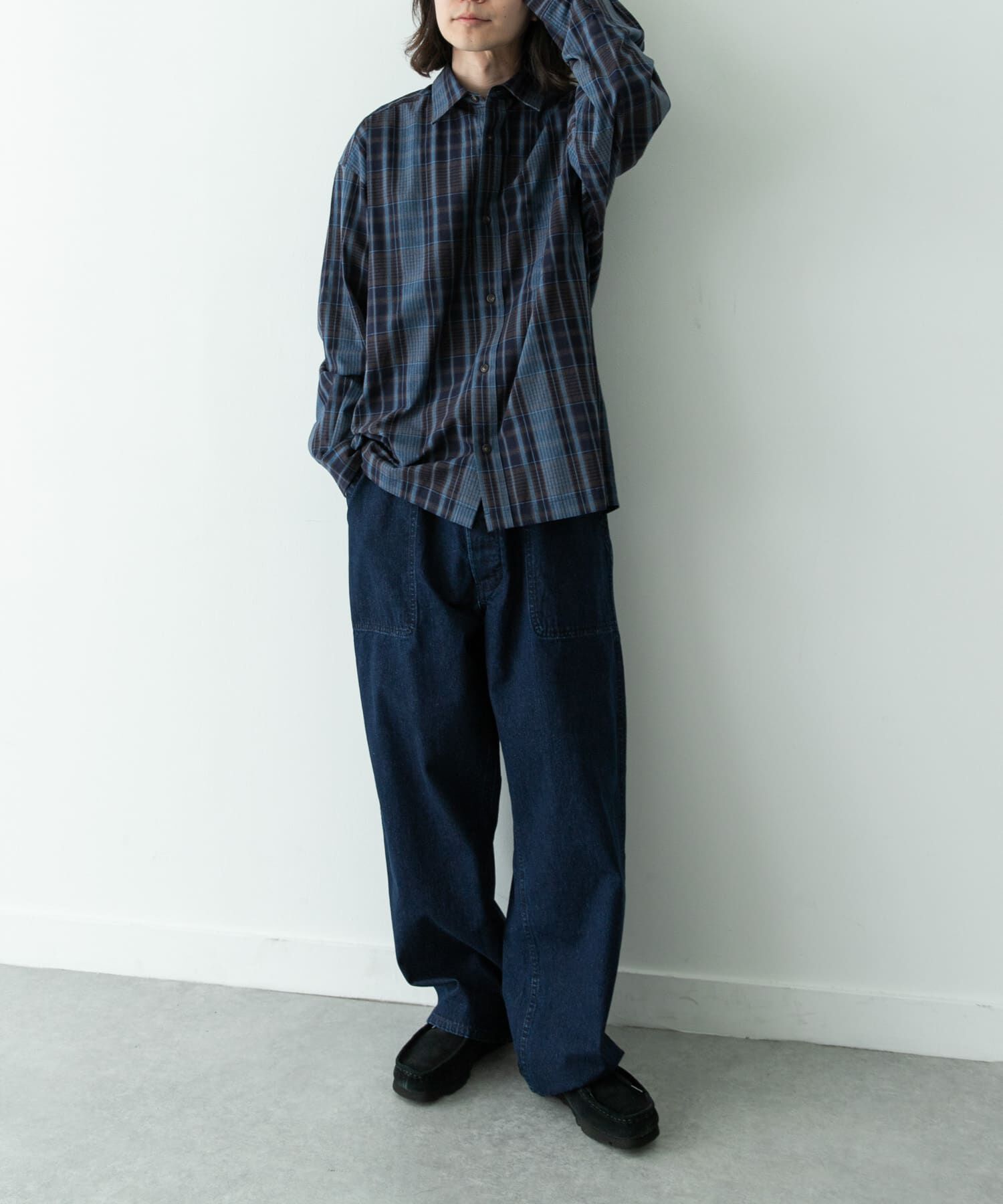 Sonny Label 「リラックスフィットチェックレギュラーカラーシャツ」|シャツ・ブラウス|