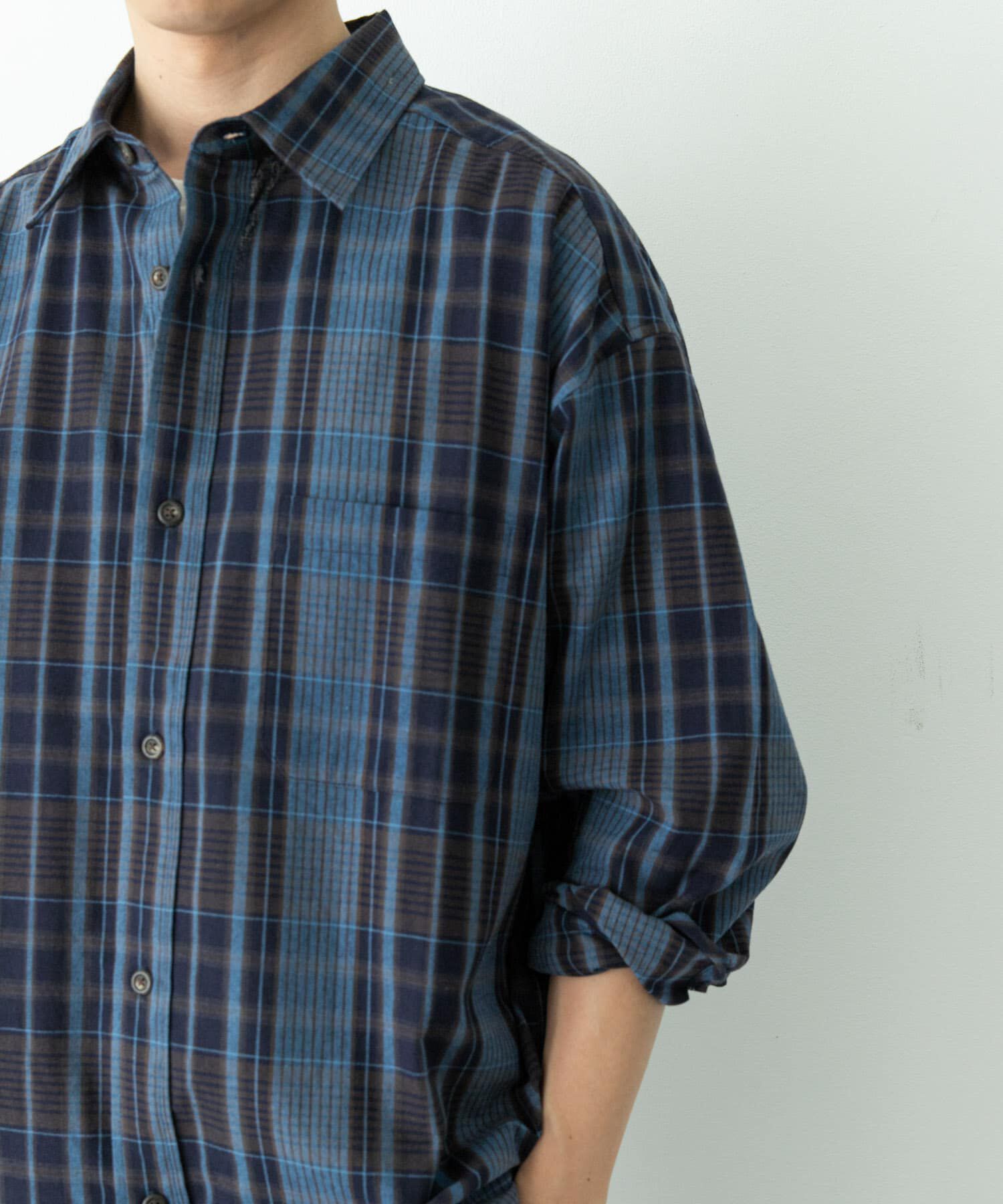 Sonny Label 「リラックスフィットチェックレギュラーカラーシャツ」|シャツ・ブラウス|