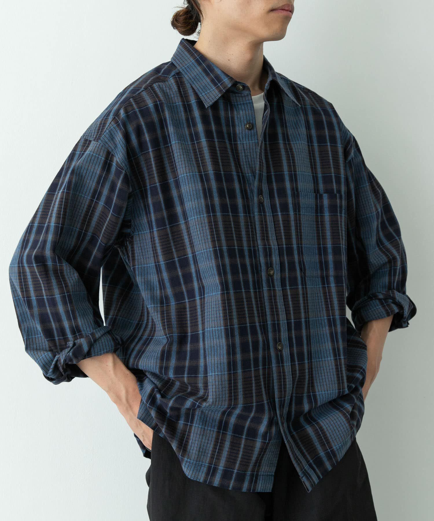 Sonny Label 「リラックスフィットチェックレギュラーカラーシャツ」|シャツ・ブラウス|