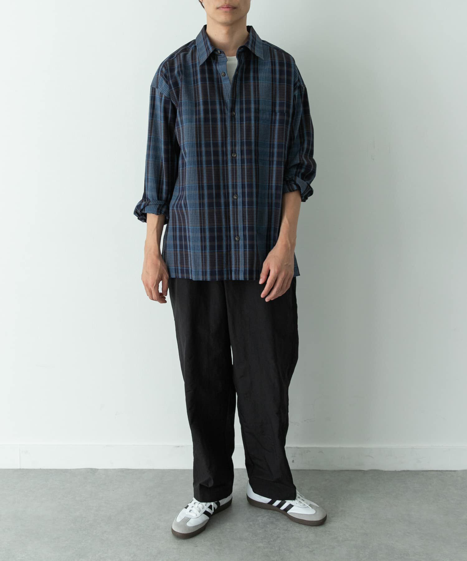 Sonny Label 「リラックスフィットチェックレギュラーカラーシャツ」|シャツ・ブラウス|