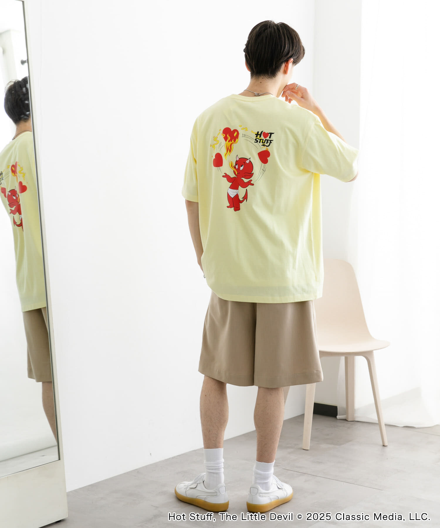SENSE OF PLACE by URBAN RESEARCH「『別注』HOT STUFF&times;SENSE OF PLACE　 プリントTシャツ A」|Tシャツ・カットソー|