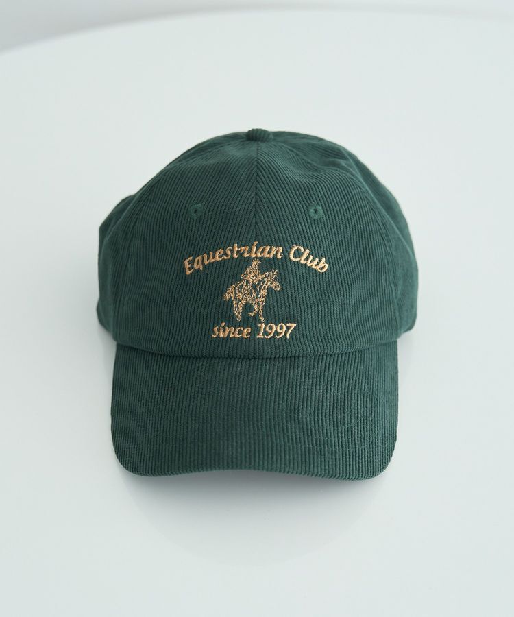 earth music&ecology「ロゴアソートコーデュロイキャップ」|その他|Green