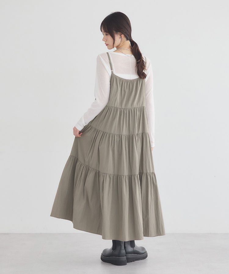 earth music&ecology「ティアードキャミワンピース」|ワンピース|