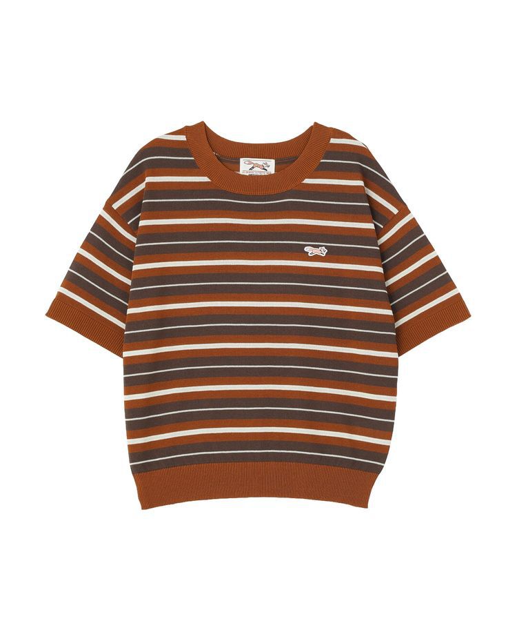 AMERICAN HOLIC「【PENNEY'S】レトロボーダー半袖ニット」|ニット・セーター|
