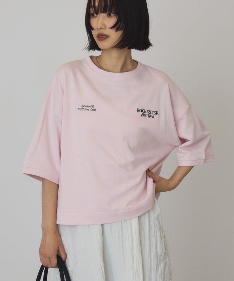 AMERICAN HOLIC「アソートロゴルーズスウェット」|Tシャツ・カットソー|Light Pink