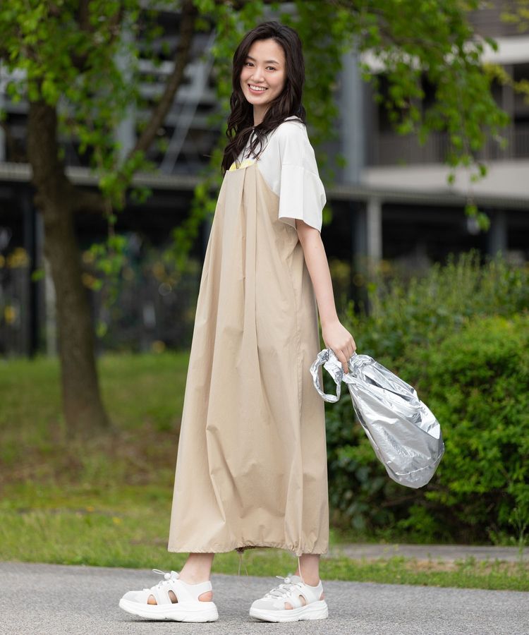 Green Parks「撥水加工キャミワンピース」|ワンピース|