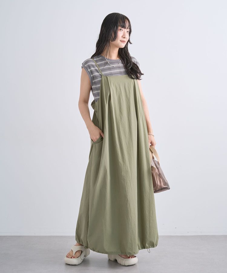 Green Parks「撥水加工キャミワンピース」|ワンピース|