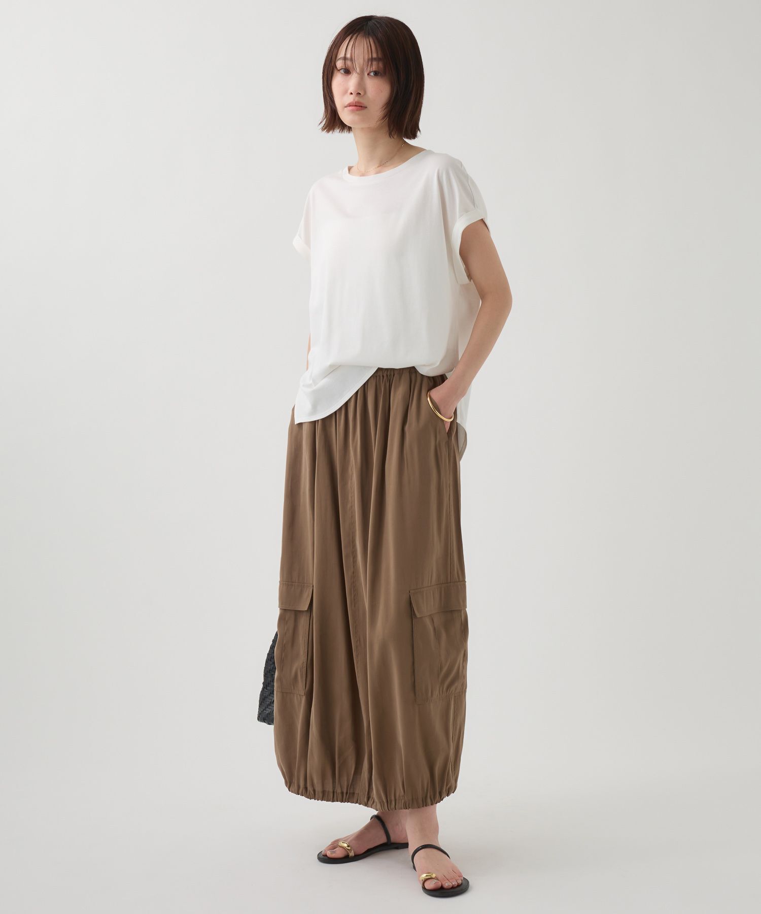 BABYLONE「ターンバックTシャツ」|Tシャツ・カットソー|