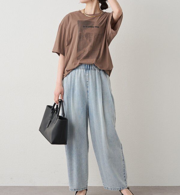  「テキストアートプリントTシャツ」|Tシャツ・カットソー|