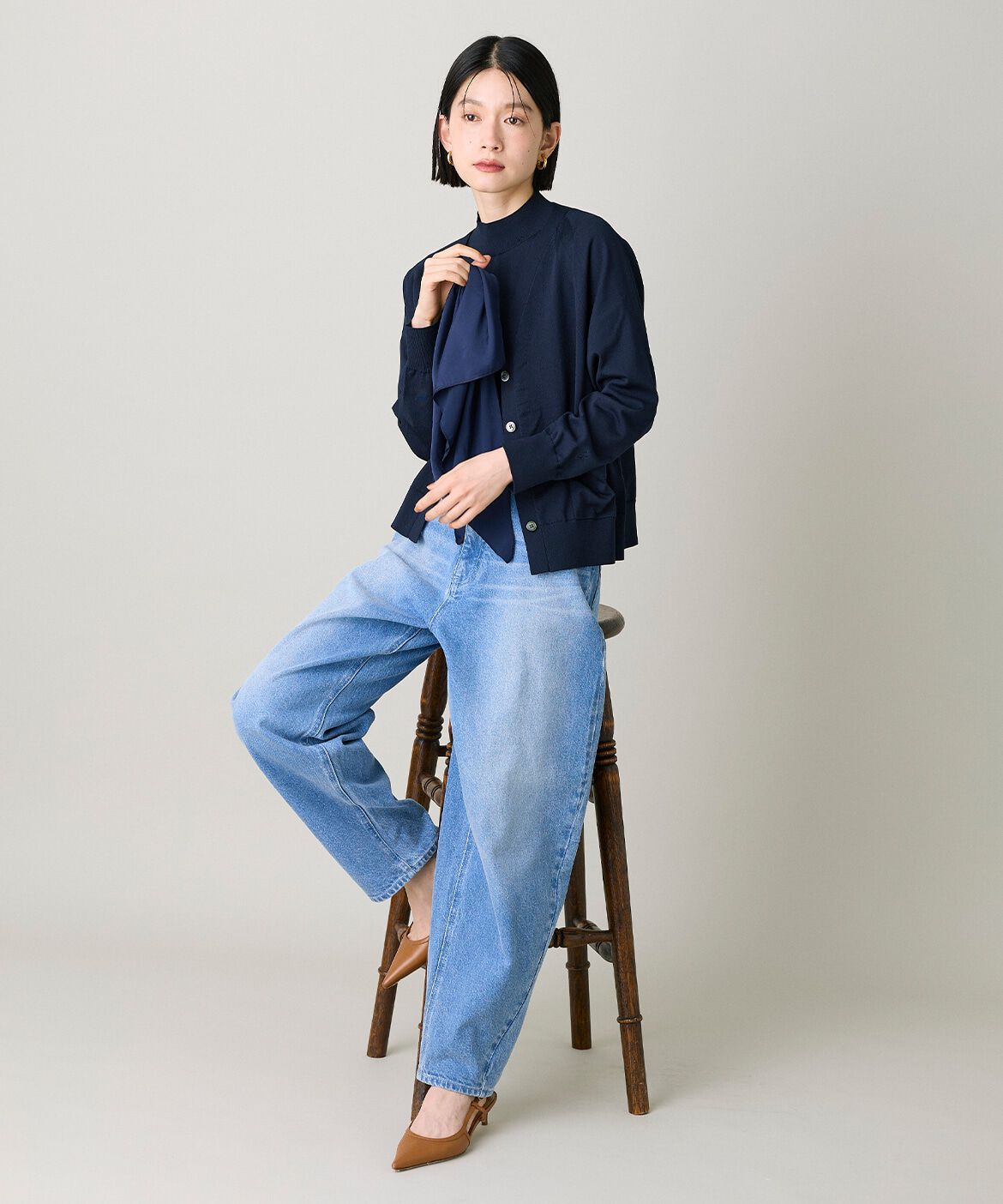 DAY by DAY it&rsquo;s international「バレルレッグデニムパンツ｜旬のバレル脚で勝負するモードなデニム」|その他|