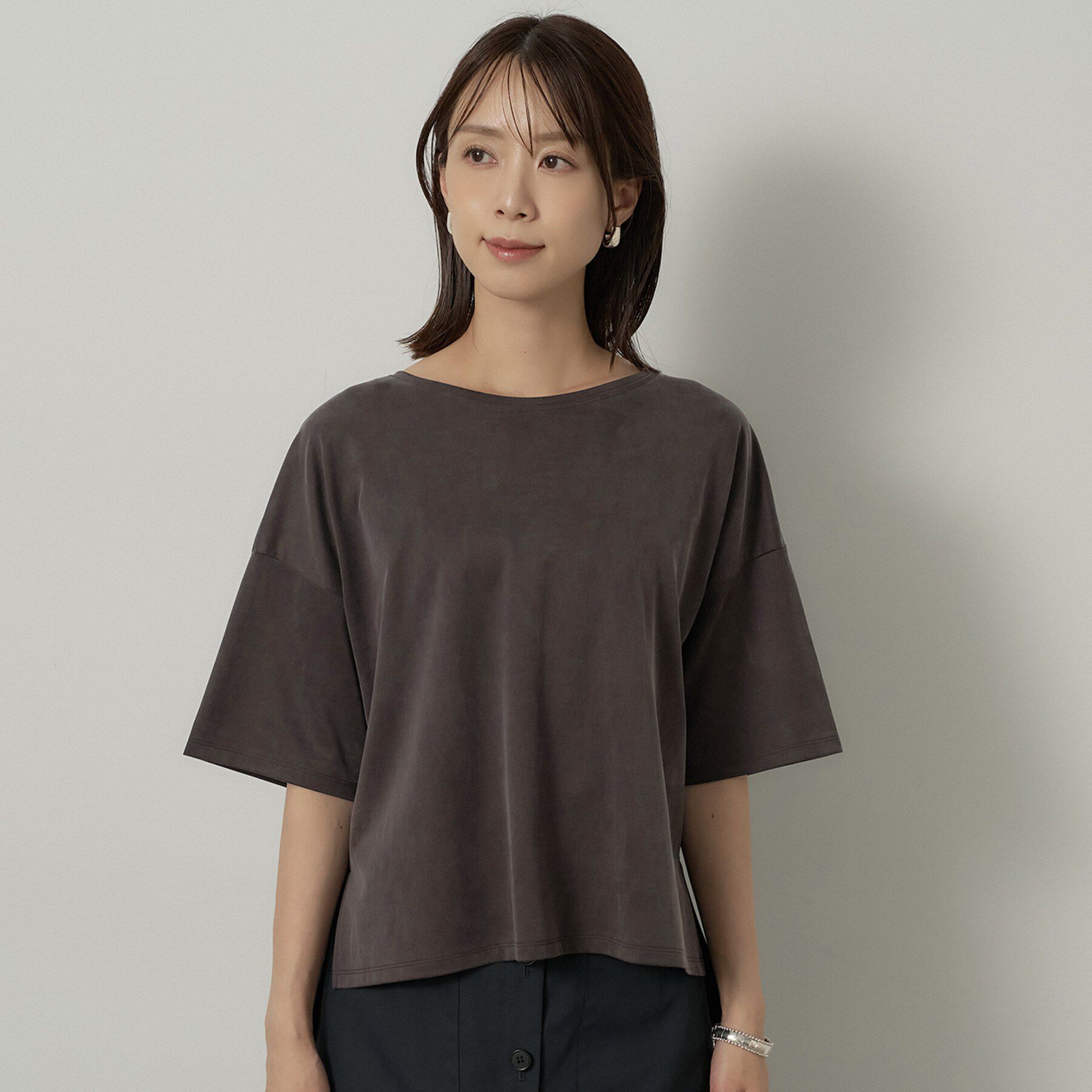 UNTITLED「【セットアップ可/接触冷感】ヴィンテージライクプルオーバー」|Tシャツ・カットソー|