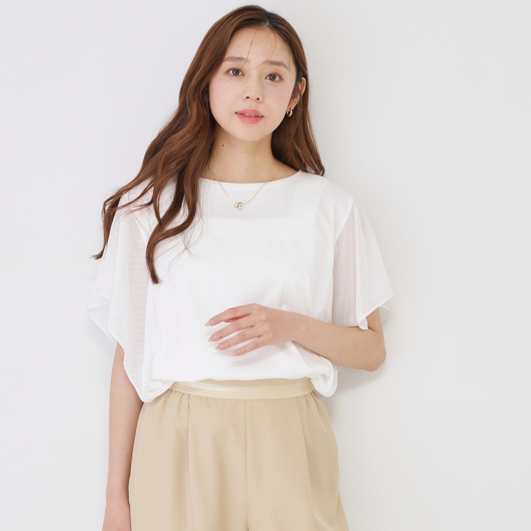 COUP DE CHANCE「【手洗い可／日本製】フレンチシアーカットソー」|Tシャツ・カットソー|