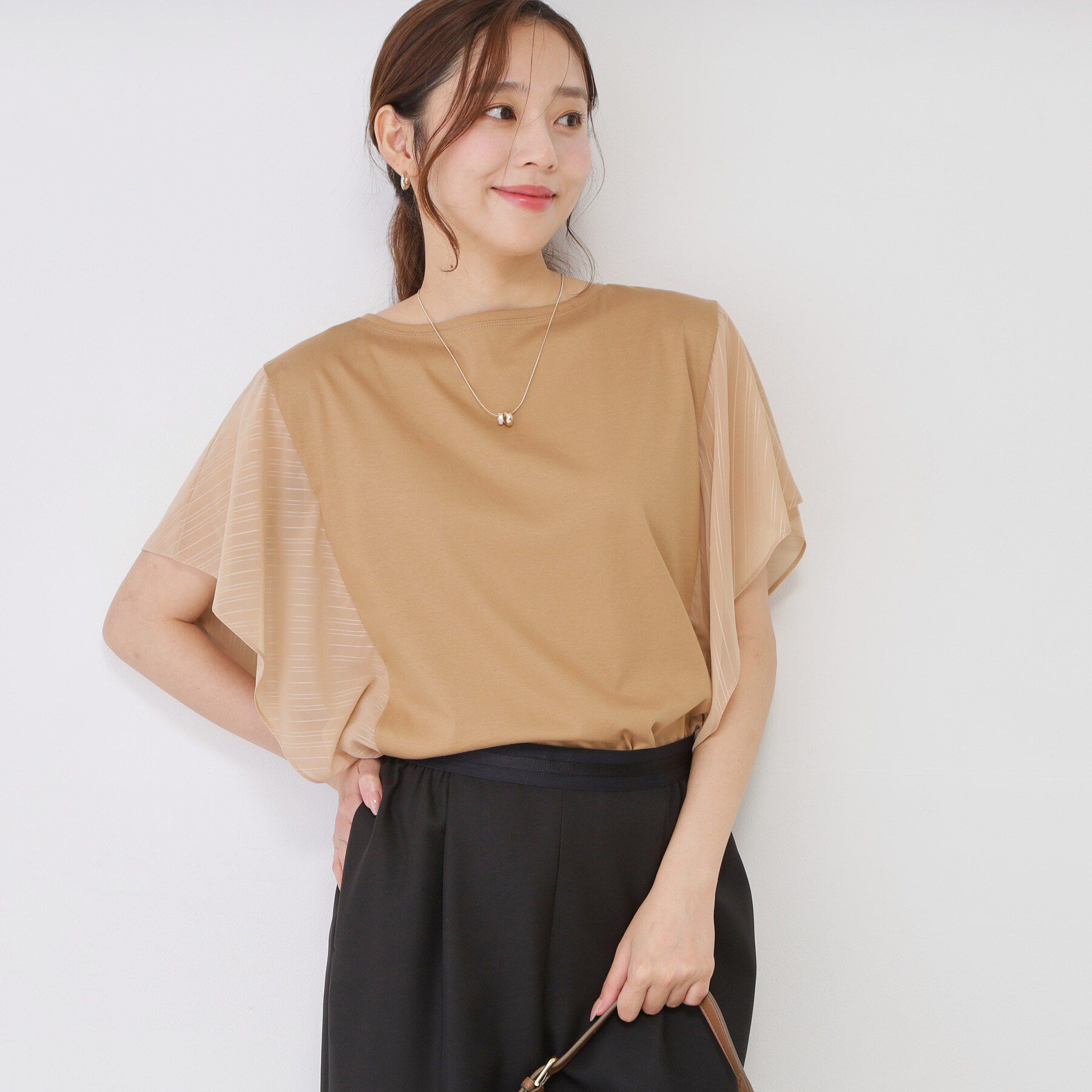 COUP DE CHANCE「【手洗い可／日本製】フレンチシアーカットソー」|Tシャツ・カットソー|