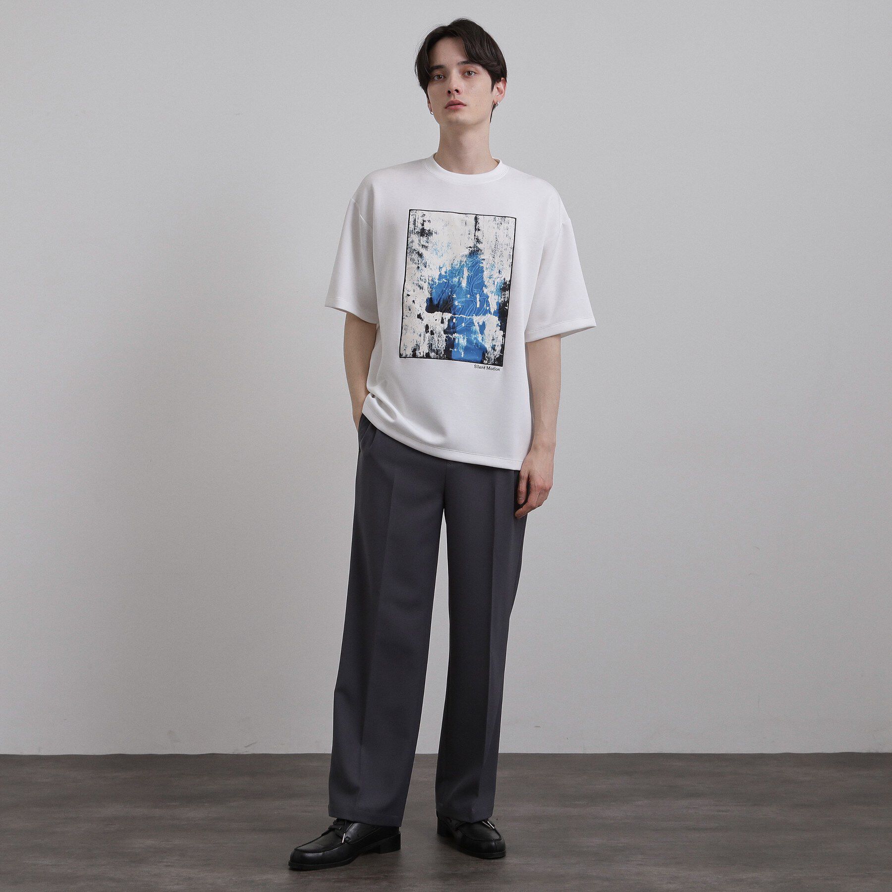 tk.TAKEO KIKUCHI「コンシールドエンブロTシャツ」|Tシャツ・カットソー|
