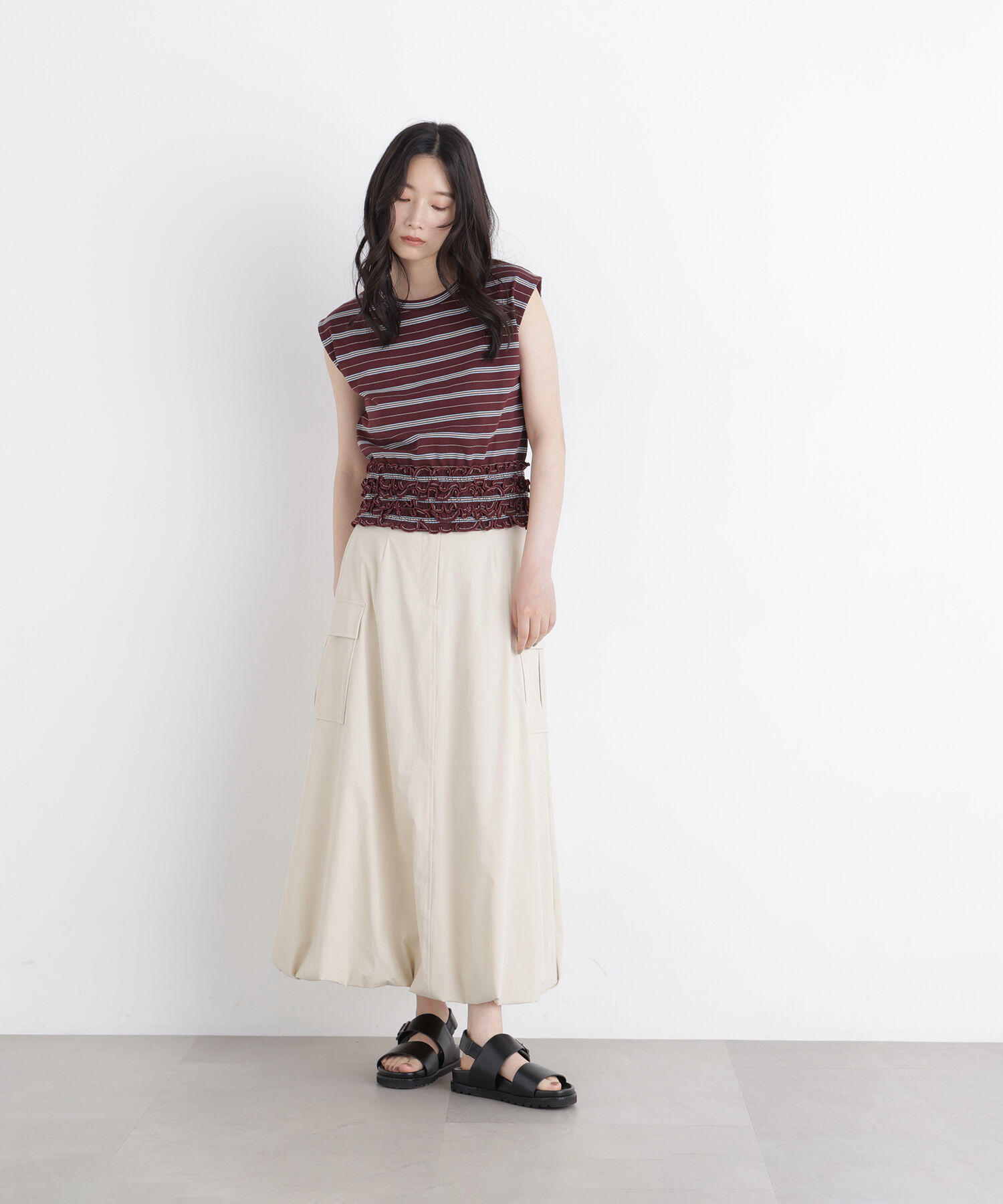  「〈N.〉ランダムボーダトップス」|Tシャツ・カットソー|
