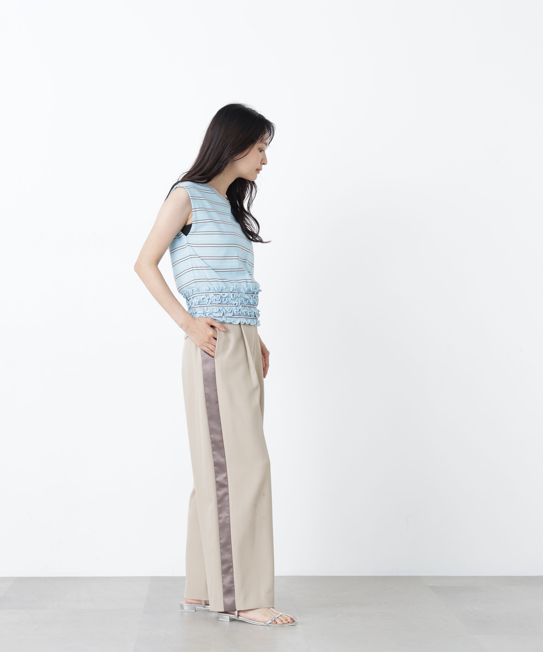  「〈N.〉ランダムボーダトップス」|Tシャツ・カットソー|