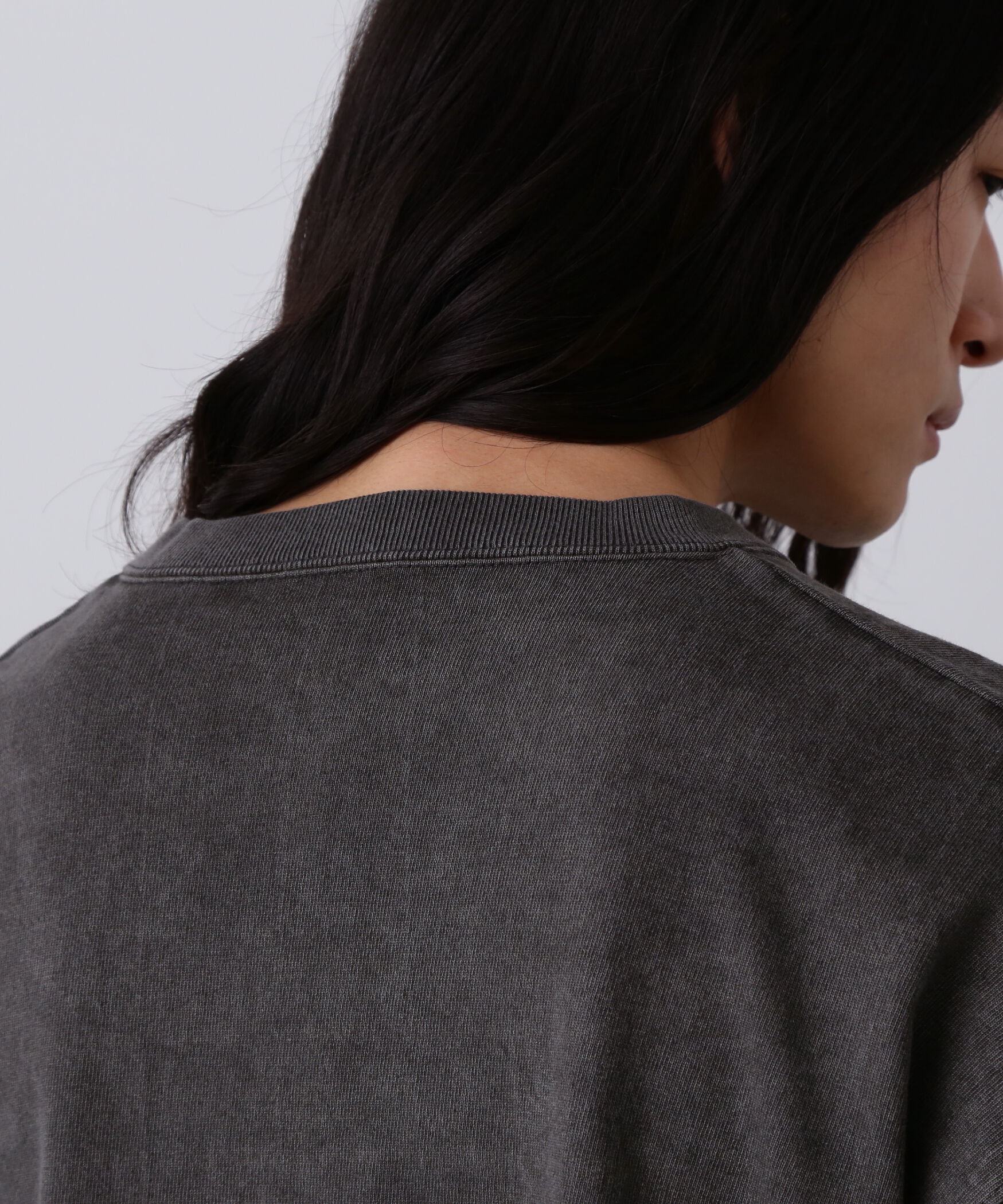 YLEVE 「YLEVE / OPEN END COTTON PIGMENT DYE HENRY NECK PULL OVER」|Tシャツ・カットソー|