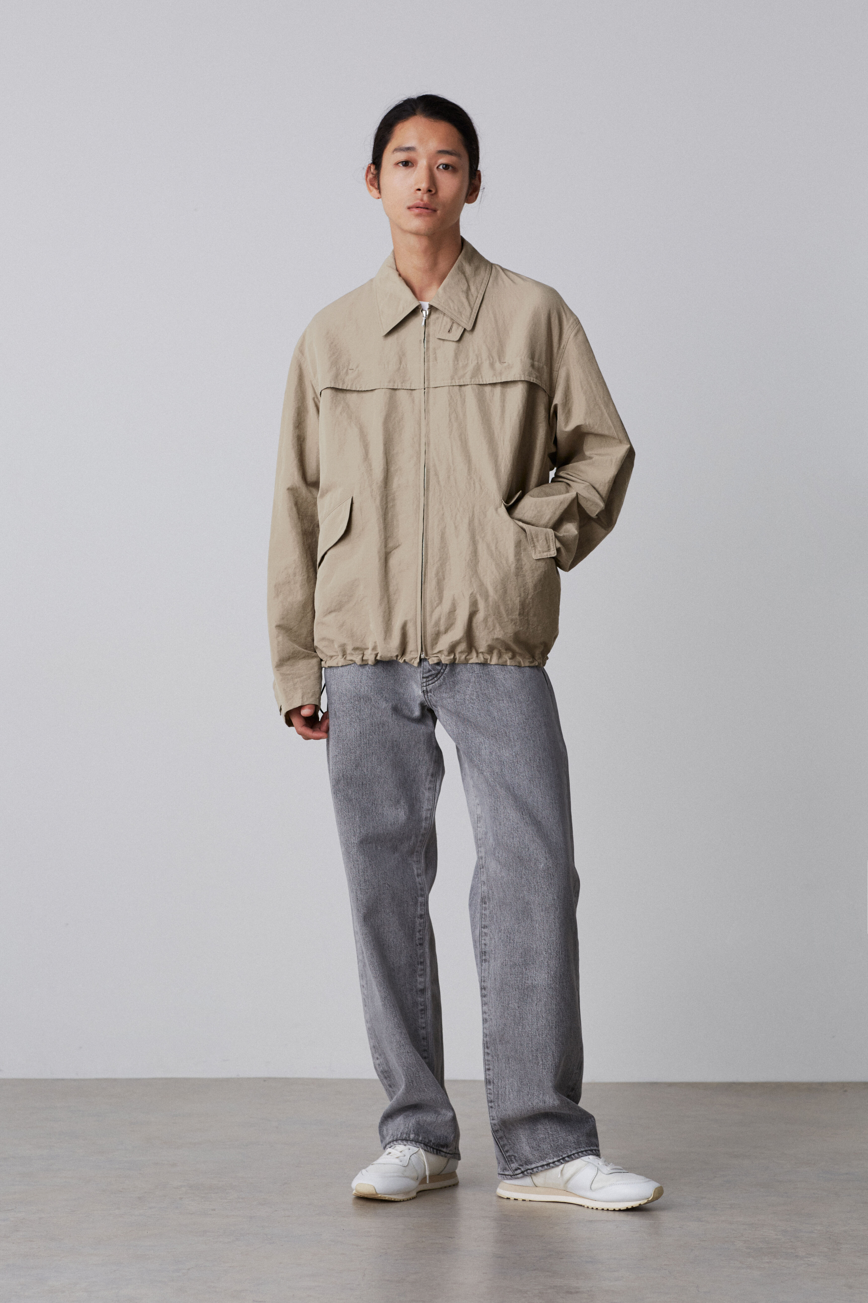 YLEVE 「YLEVE / RAMIE COTTON WEATHER BLOUSON UNISEX」|ブルゾン・スタジャン|