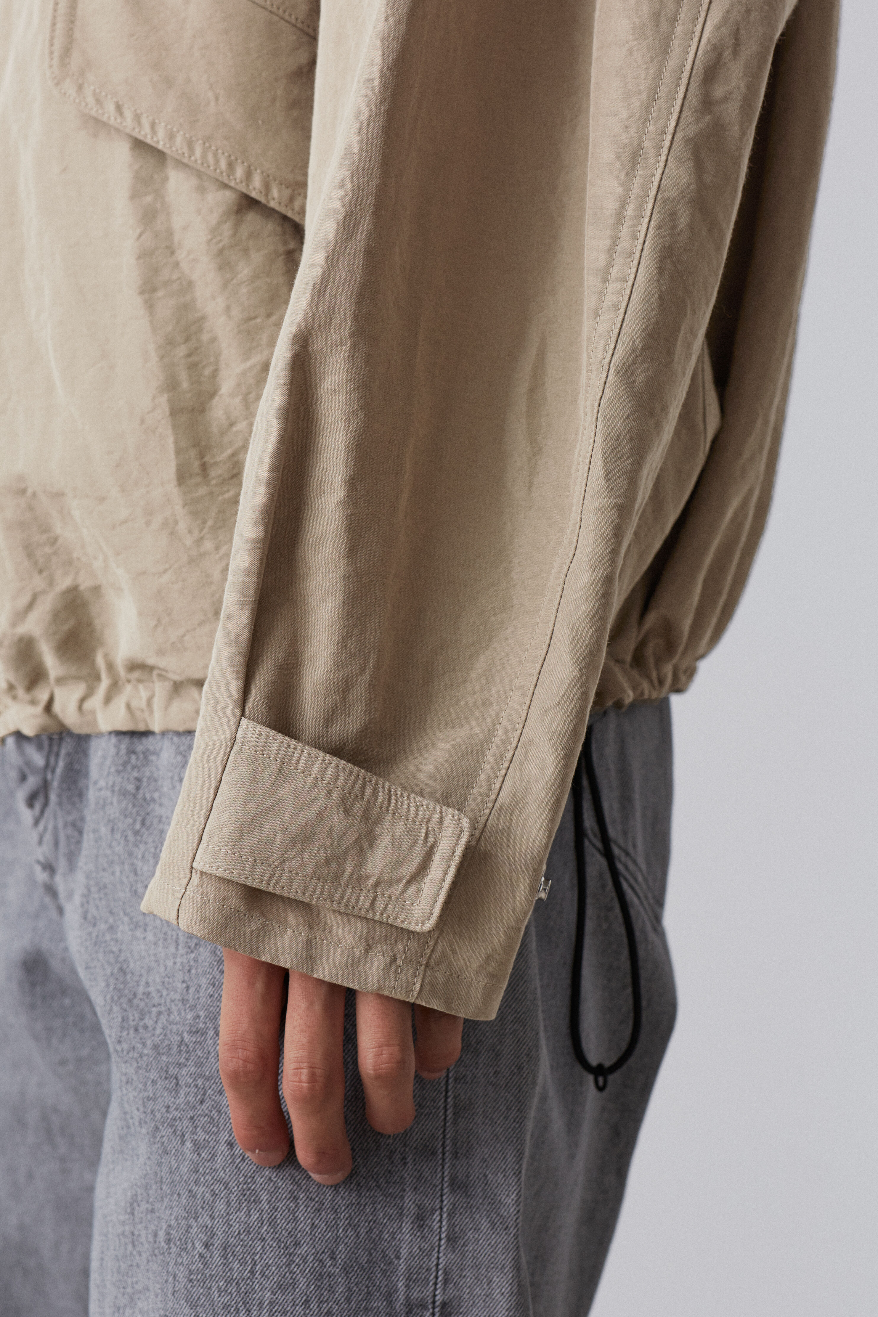YLEVE 「YLEVE / RAMIE COTTON WEATHER BLOUSON UNISEX」|ブルゾン・スタジャン|