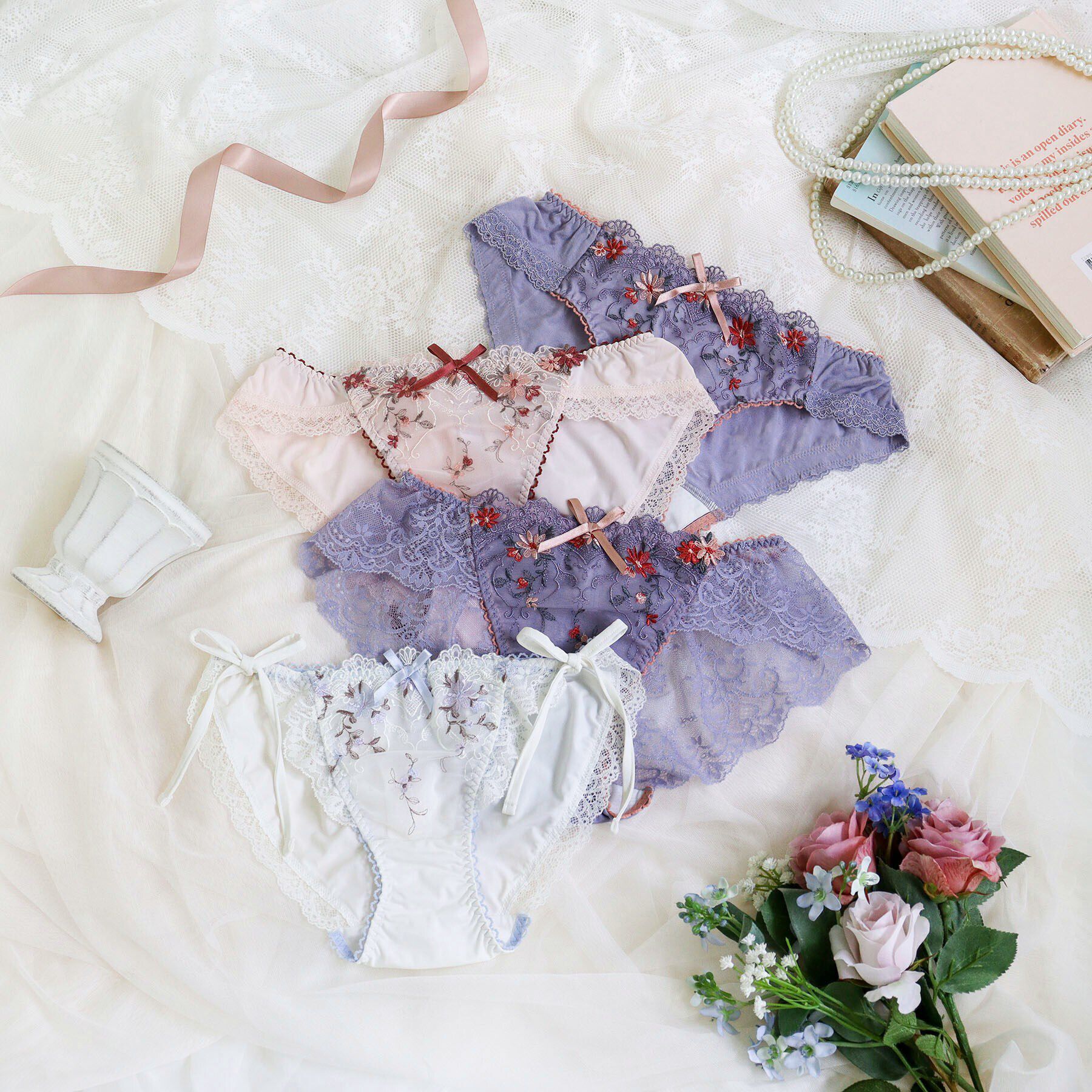 Risa Magli「フィオナ リボンショーツ」|インナー|