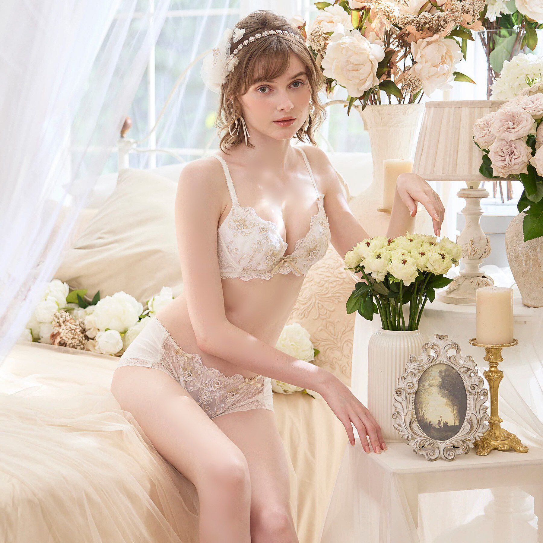 Risa Magli「カタリーナ ブラジャー (D-F) ＜V Make Type＞」|インナー|