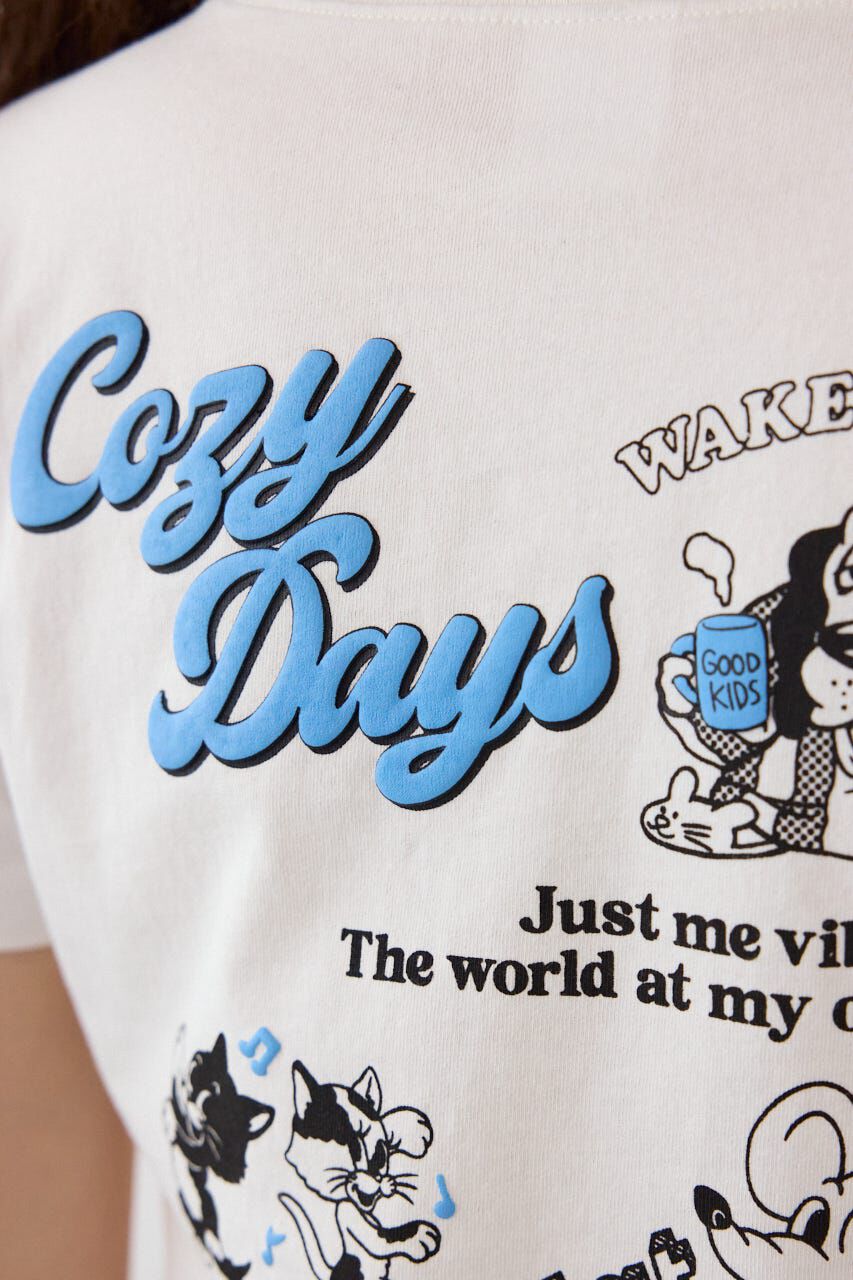 RODEO CROWNS「Doodle Cozy days Tシャツ」|Tシャツ・カットソー|