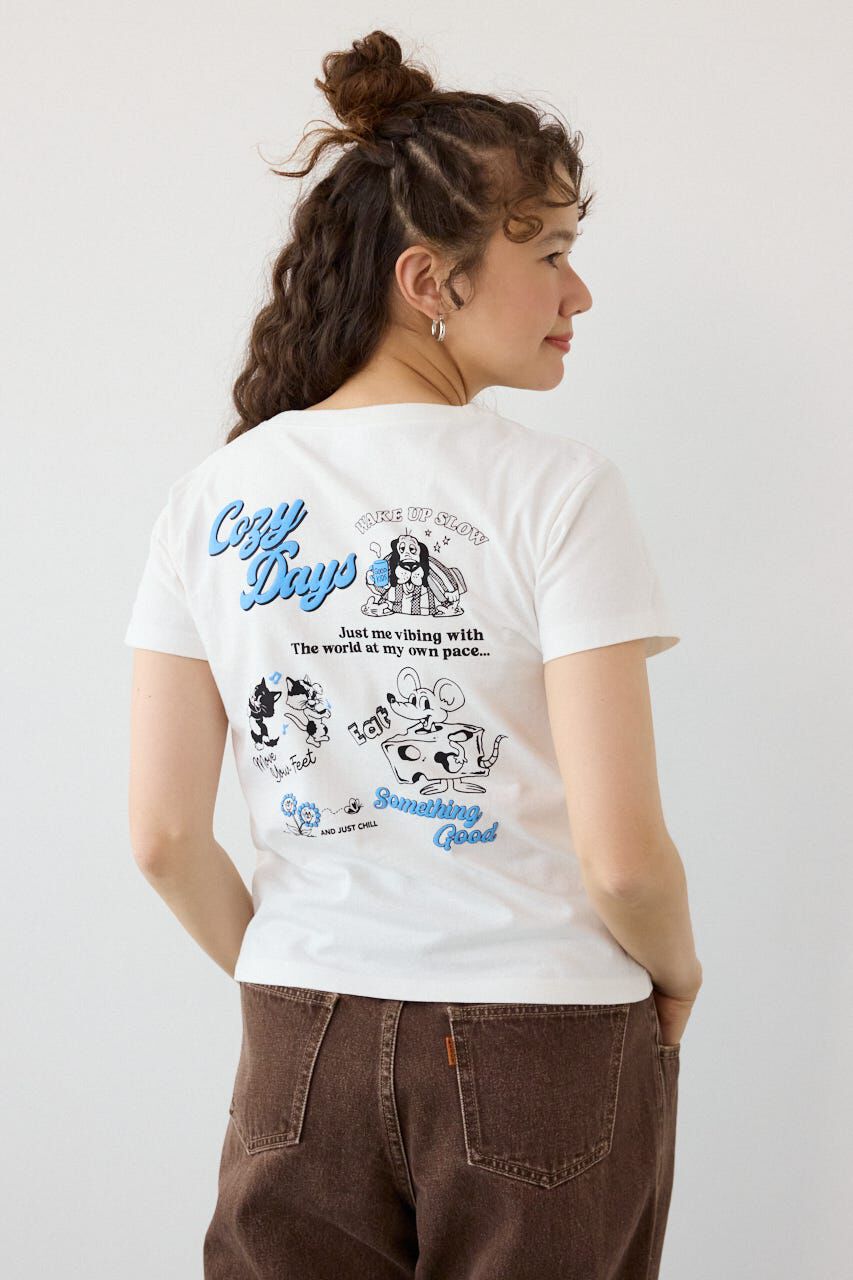 RODEO CROWNS「Doodle Cozy days Tシャツ」|Tシャツ・カットソー|