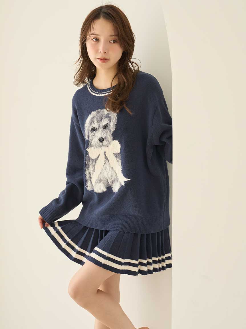 SNIDEL HOME「【SNIDEL HOME &times; 新木優子】ニットショートパンツ」|ルームウェア|NVY