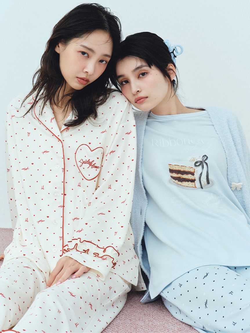 SNIDEL HOME「ケーキモチーフロングTシャツ」|ルームウェア|