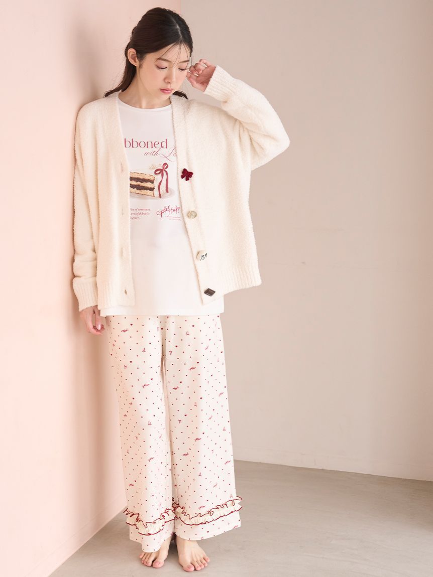 SNIDEL HOME「ケーキモチーフロングTシャツ」|ルームウェア|