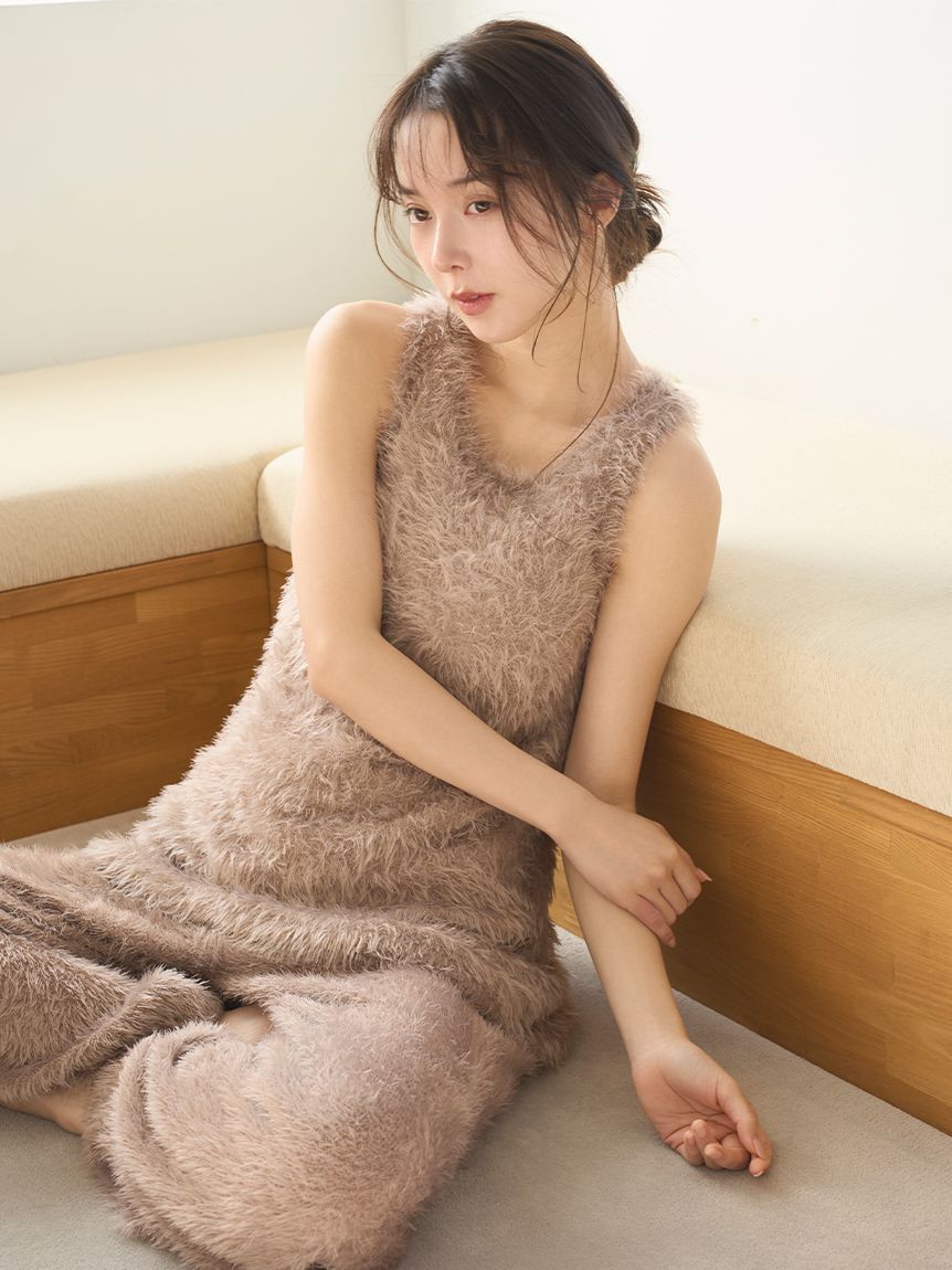 SNIDEL HOME「シャギーロングパンツ」|ルームウェア|