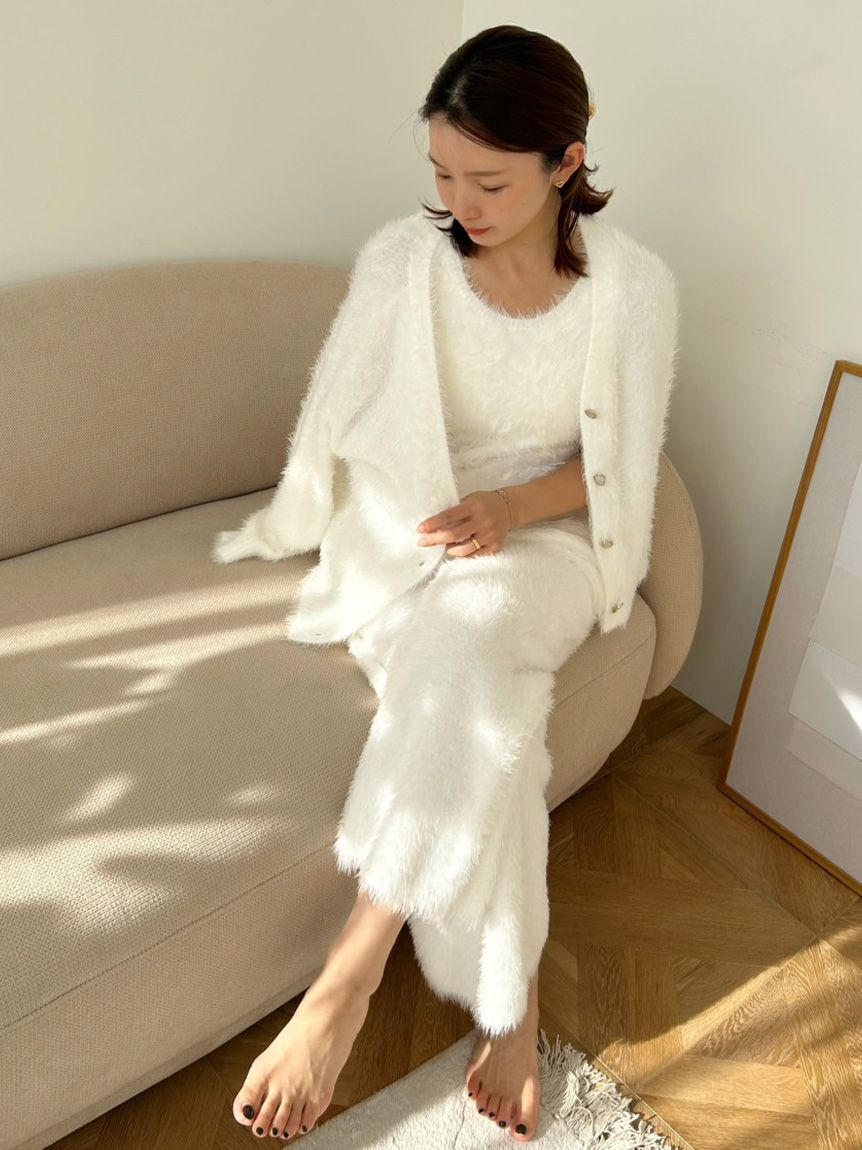 SNIDEL HOME「シャギーロングパンツ」|ルームウェア|