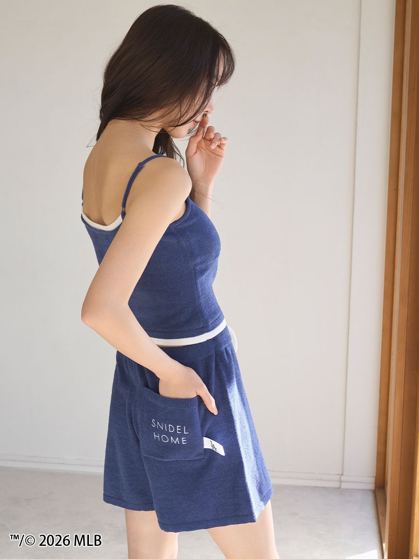 SNIDEL HOME「【MLB】ニットショートパンツ」|ルームウェア|