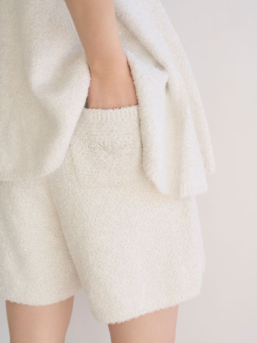 SNIDEL HOME「リボンツイードショートパンツ」|ルームウェア|