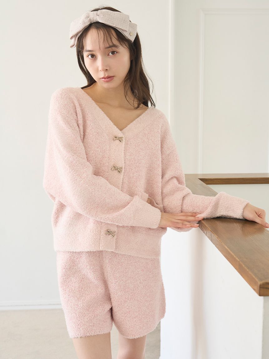 SNIDEL HOME「リボンツイードショートパンツ」|ルームウェア|