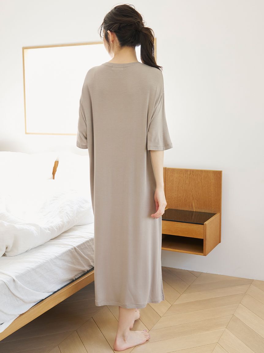 SNIDEL HOME「【接触冷感】ネコＴシャツワンピース」|ルームウェア|