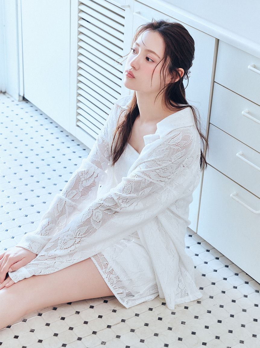 SNIDEL HOME「カーテンレースショートパンツ」|ルームウェア|