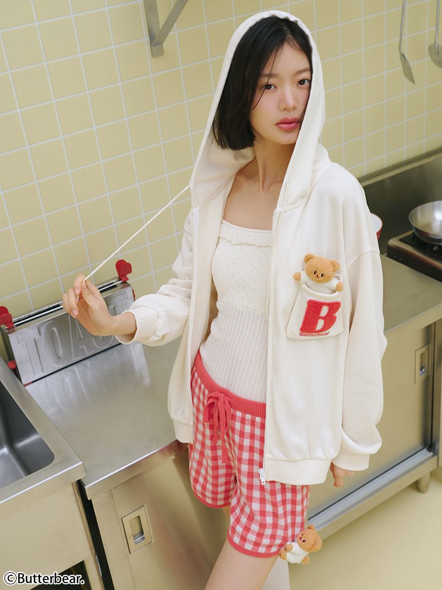 SNIDEL HOME「【BUTTERBEAR】ニットショートパンツ」|ルームウェア|