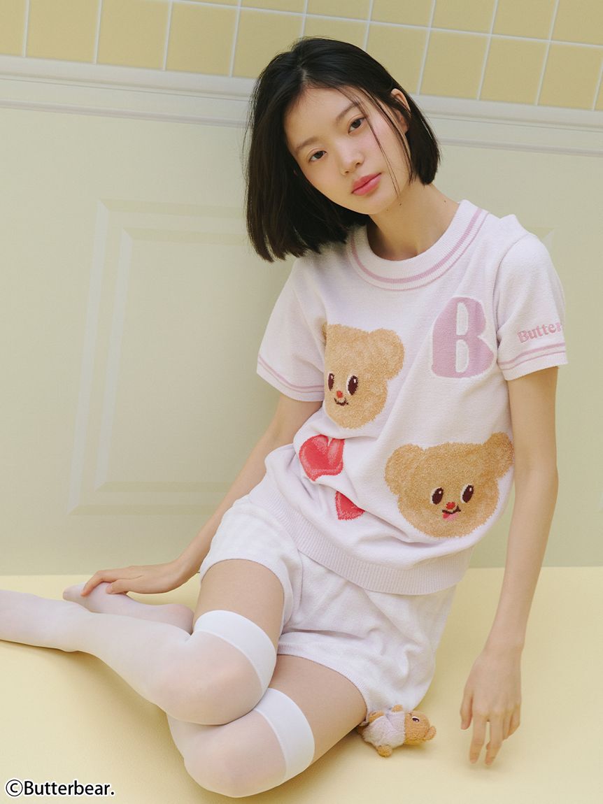 SNIDEL HOME「【BUTTERBEAR】ニットショートパンツ」|ルームウェア|