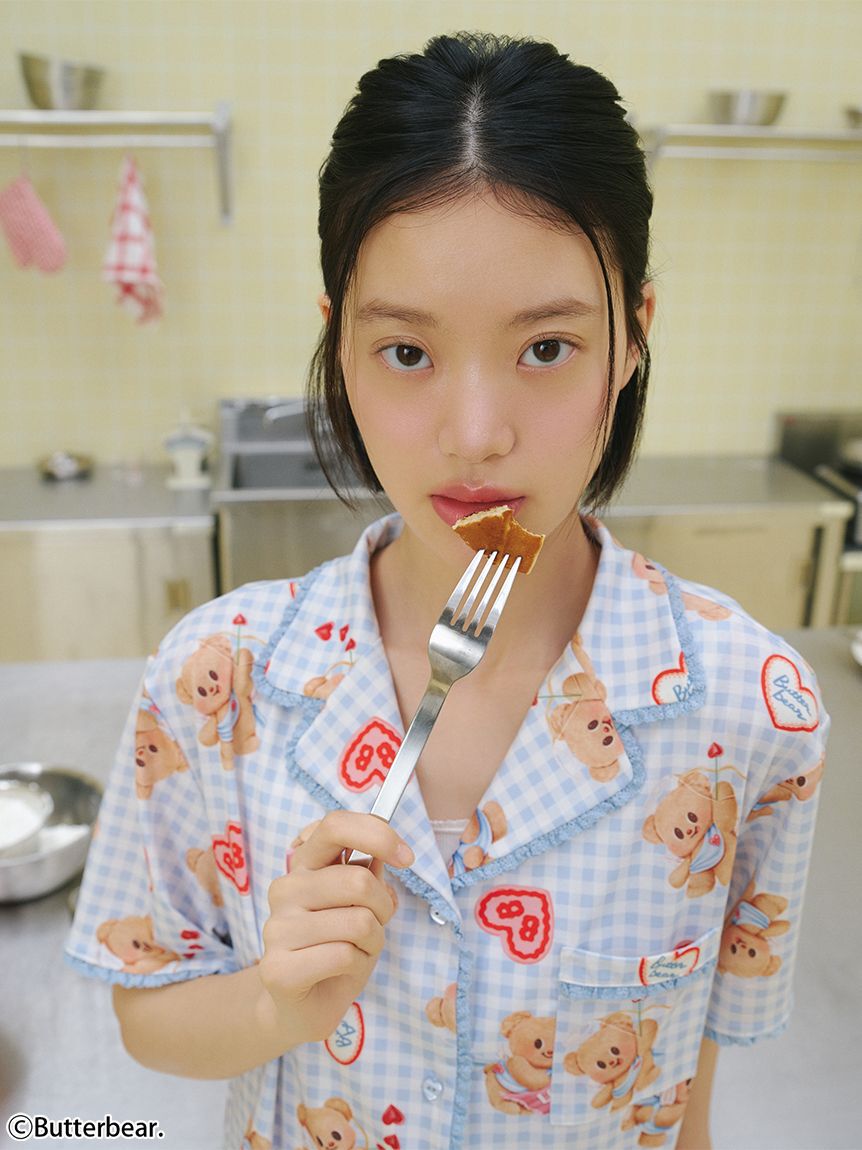 SNIDEL HOME「【WEB限定】【セット商品】【BUTTERBEAR】開襟シャツ＆カットロングパンツSET」|ルームウェア|