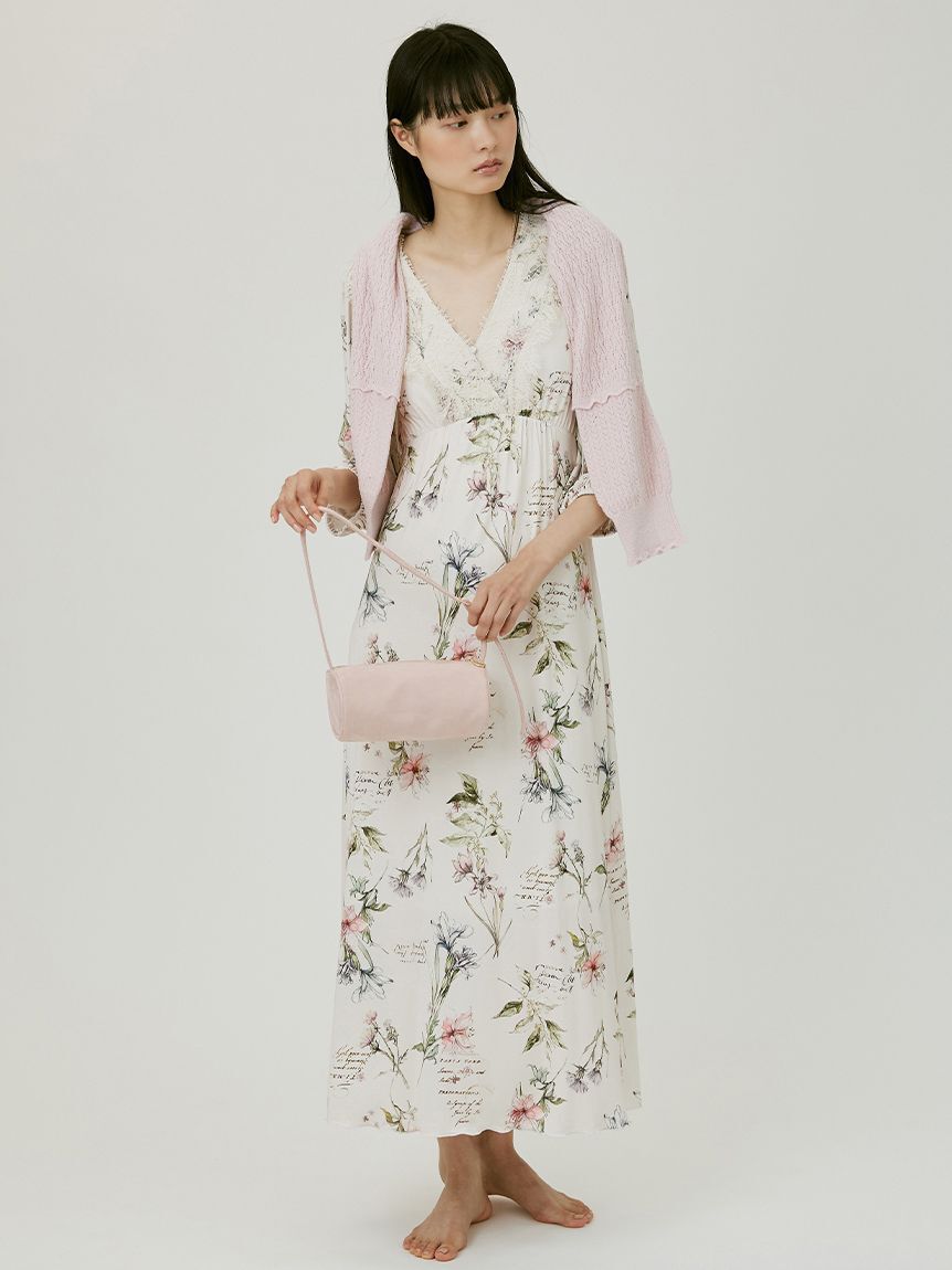 SNIDEL HOME「カシュクールレースカップインワンピース」|ルームウェア|LBEG