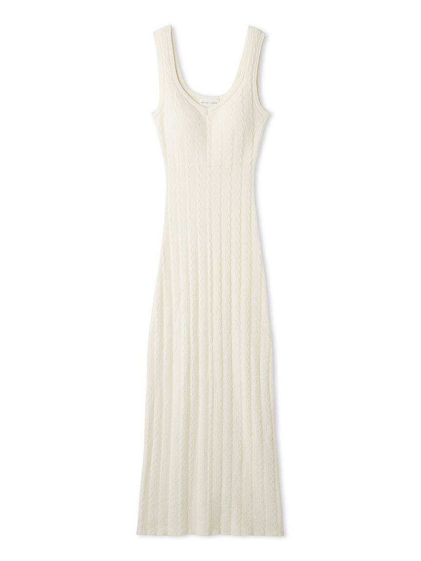 SNIDEL HOME「【Creamy】ケーブルニットワンピース」|ルームウェア|