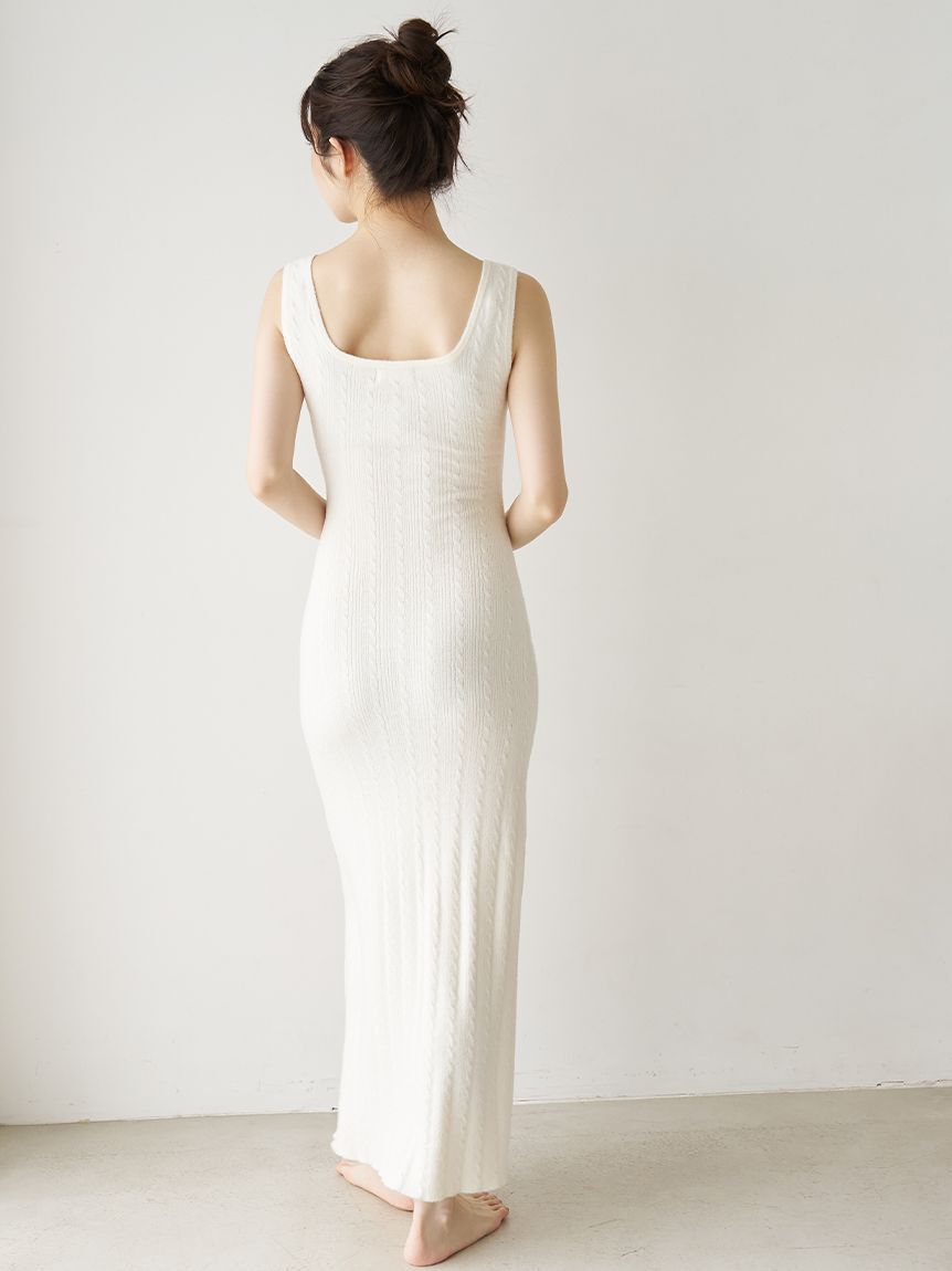SNIDEL HOME「【Creamy】ケーブルニットワンピース」|ルームウェア|