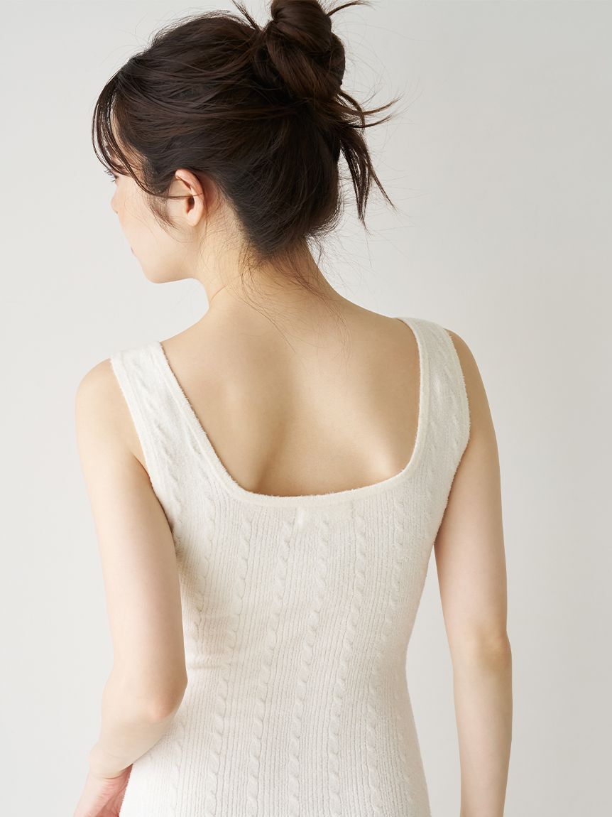 SNIDEL HOME「【Creamy】ケーブルニットワンピース」|ルームウェア|