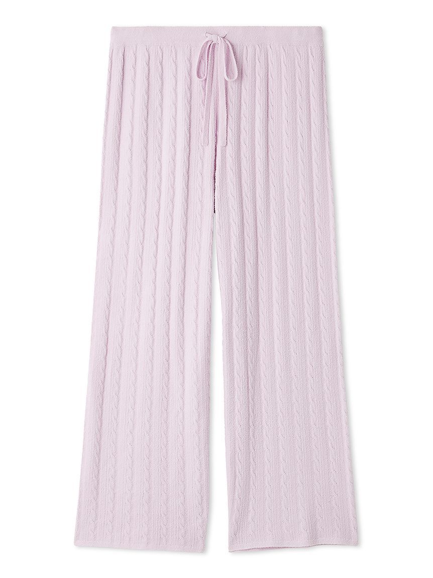 SNIDEL HOME「【Creamy】ケーブルニットロングパンツ」|ルームウェア|