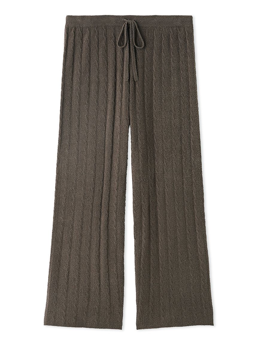 SNIDEL HOME「【Creamy】ケーブルニットロングパンツ」|ルームウェア|MOC